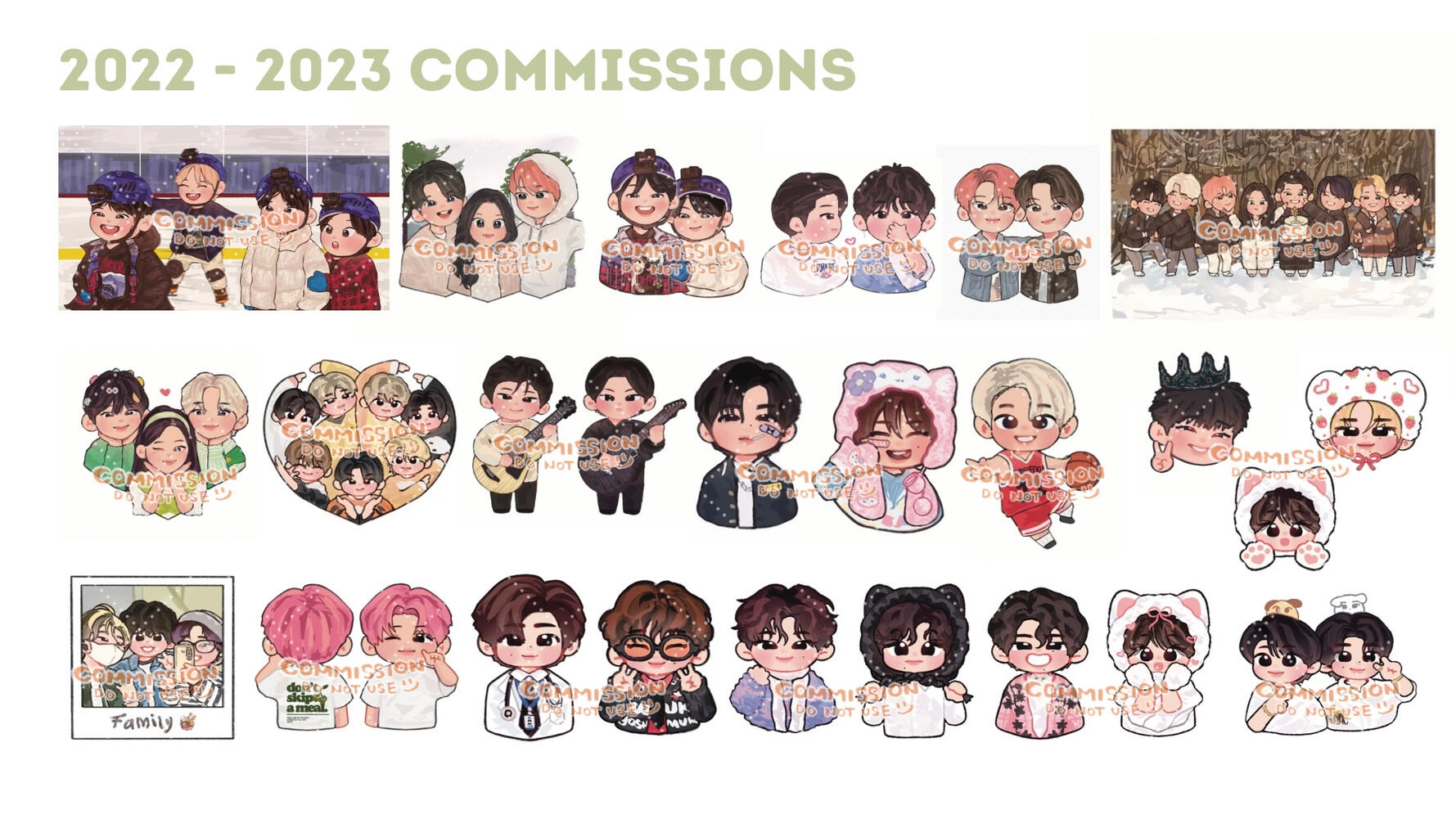 2022 - 2023 Commissions