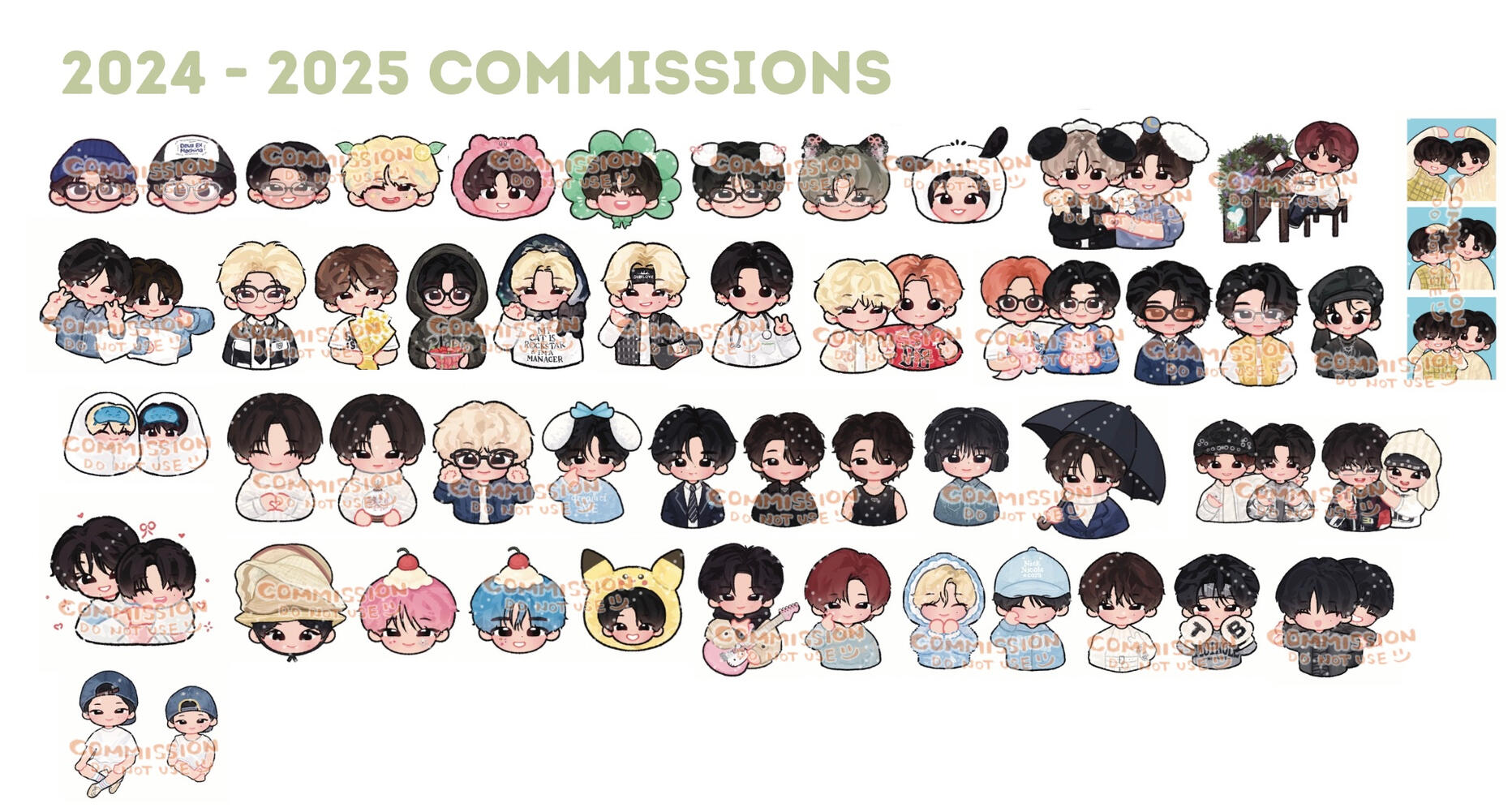 2024 - 2025 Commissions 2024 - 2025 Commissions