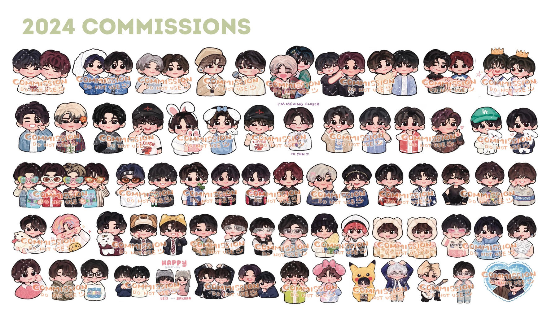 2024 Commissions